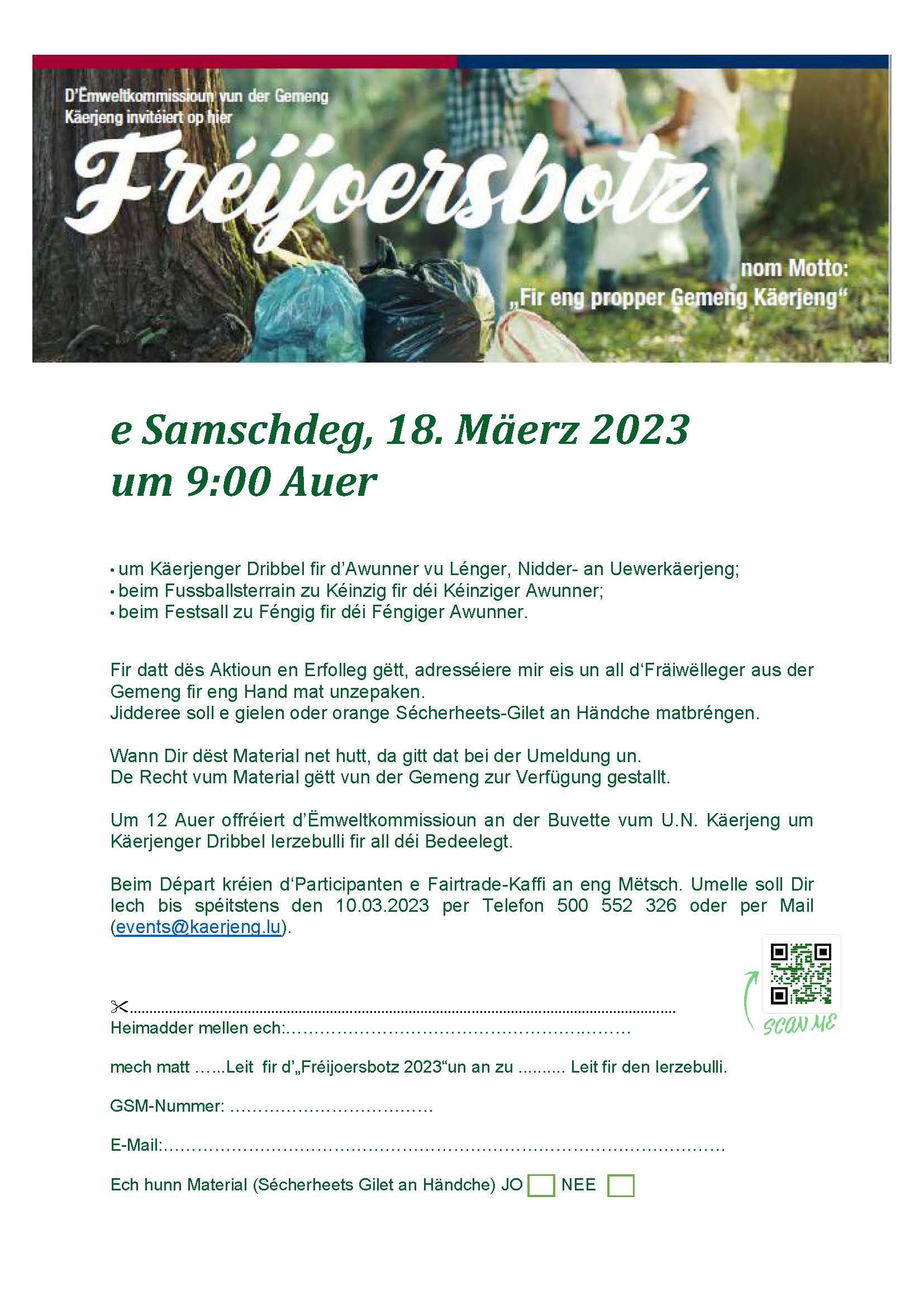 Flyer Fréijoersbotz 2023