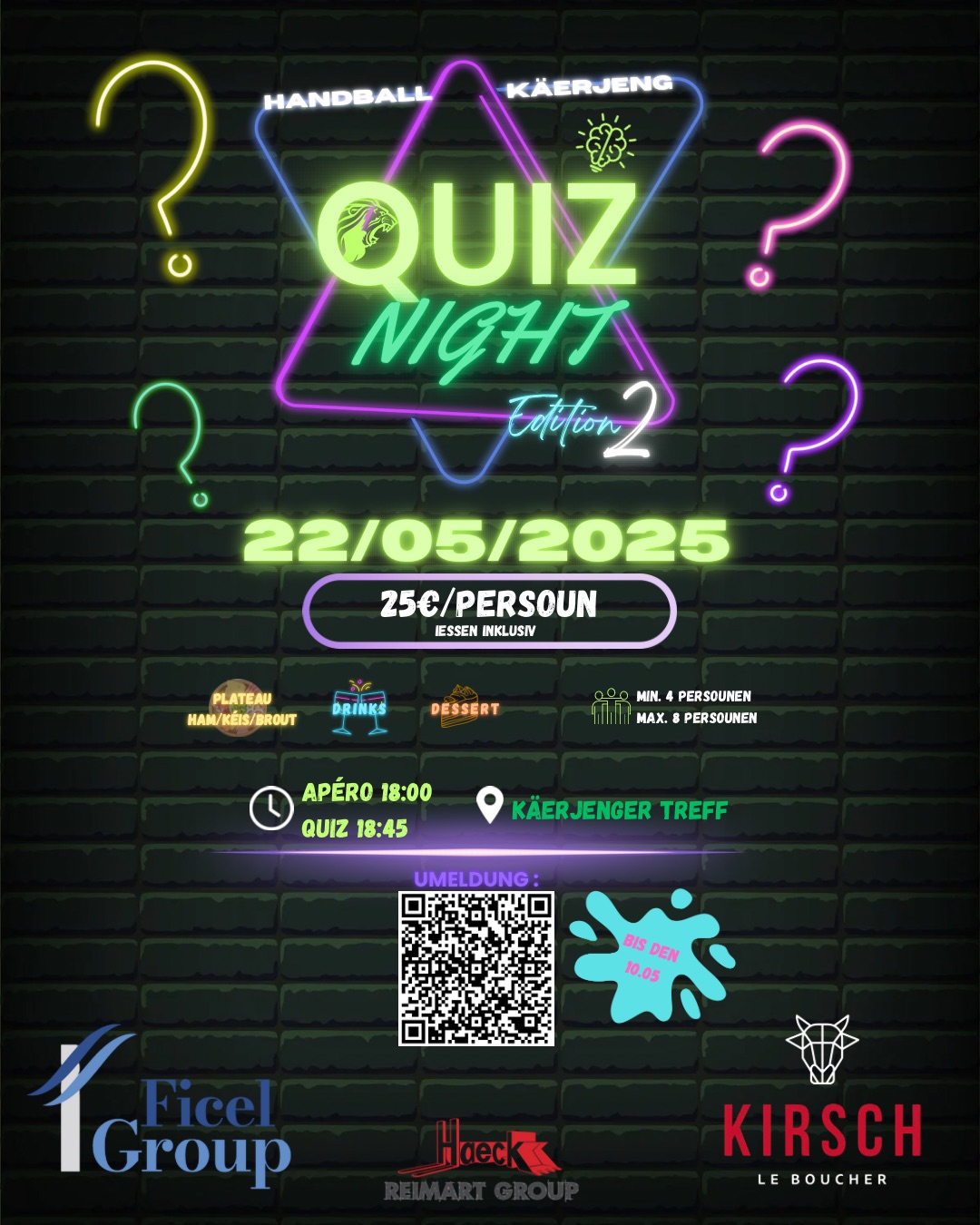 Quiz Night Handball Käerjeng 2025