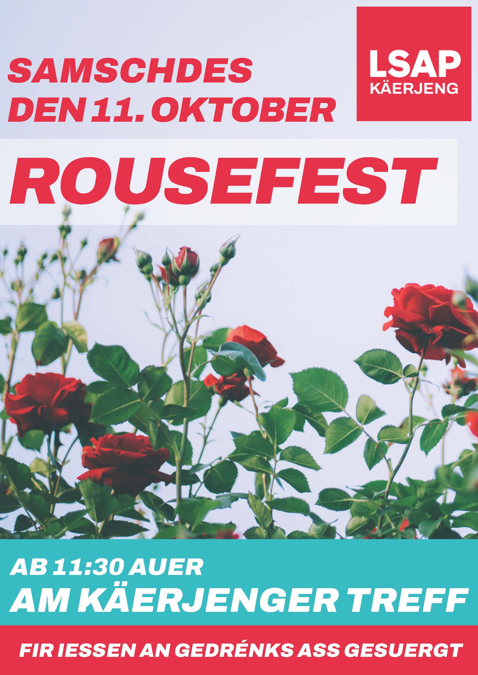 Rousefest – LSAP Käerjeng