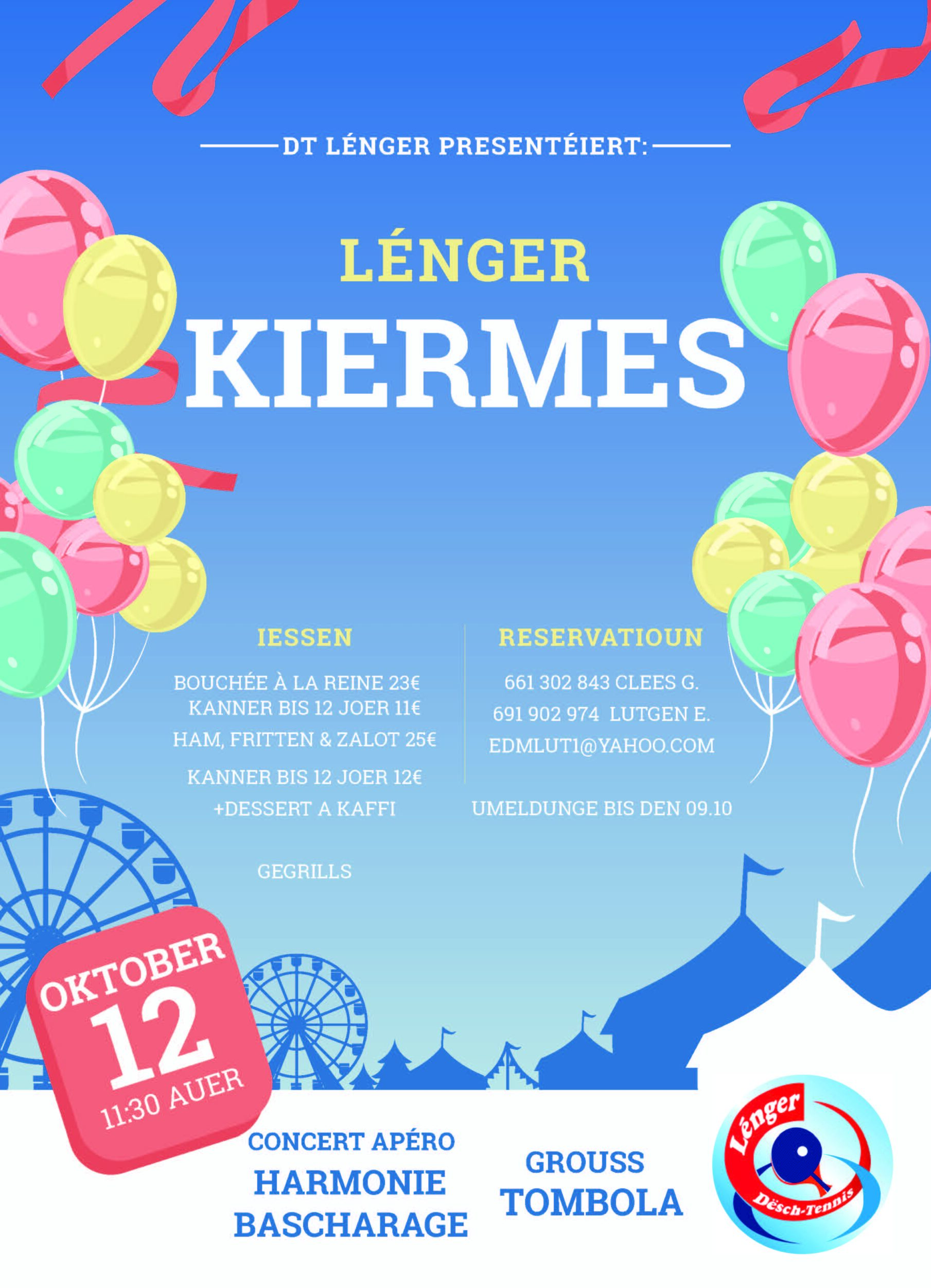 Lénger Kiermes – DT Lénger