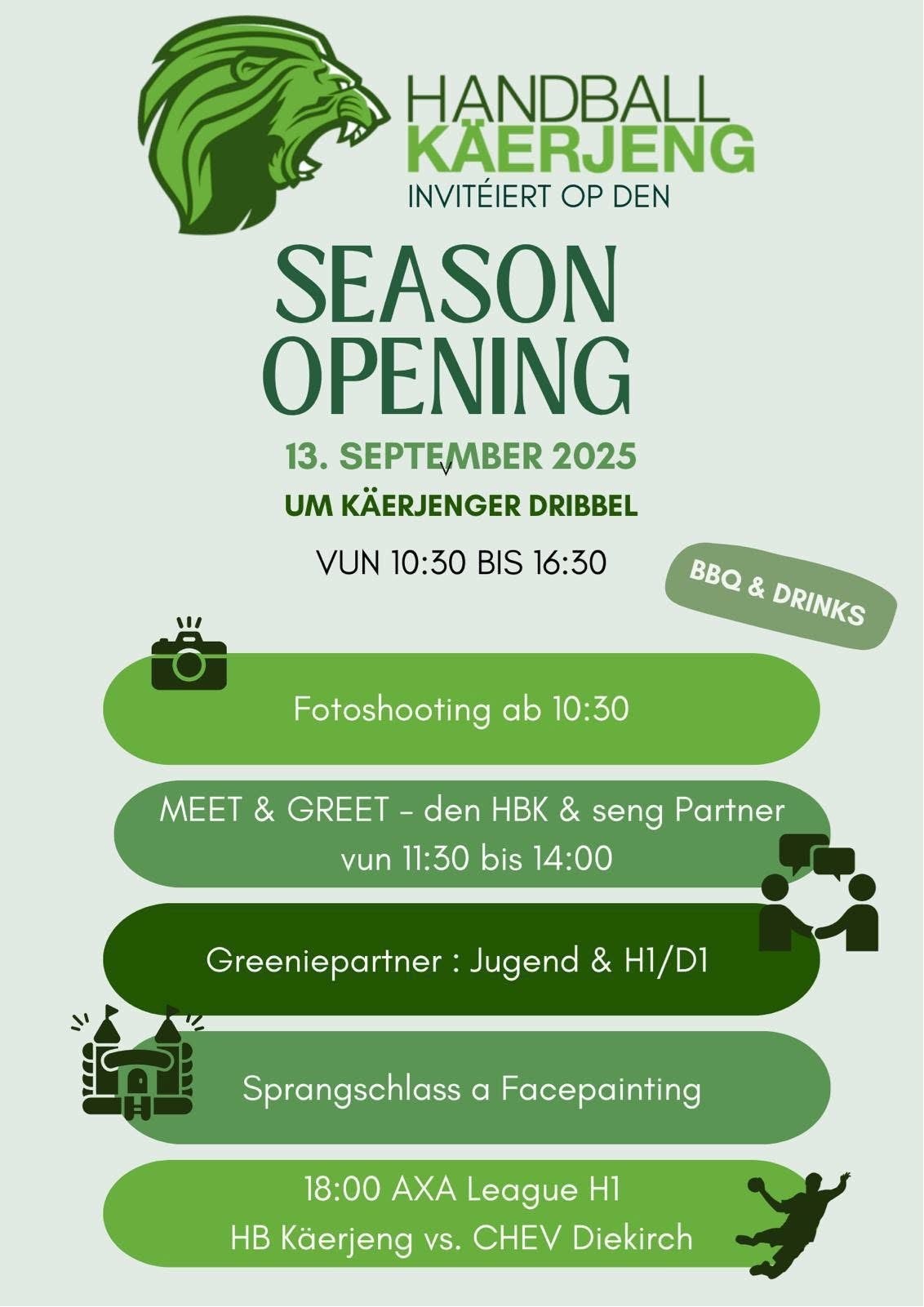 Season Opening – Handball Käerjeng