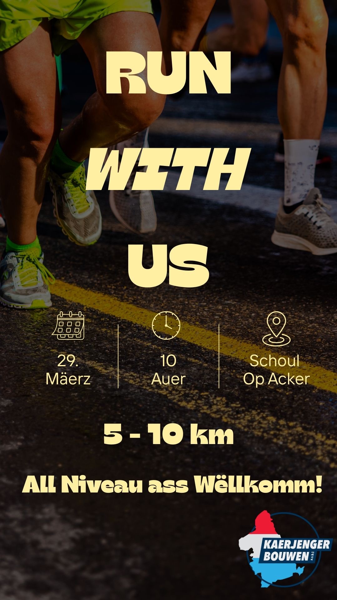 Run with us – Käerjenger Bouwen